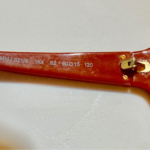 NWOT MARC BY MARC JACOBS BURNT Orange Sunglasses